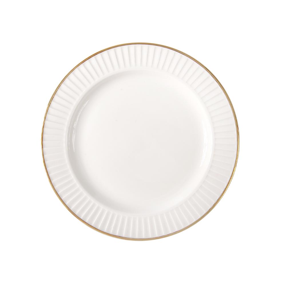 Drape Gold Dinnerware Set 18 Pcs