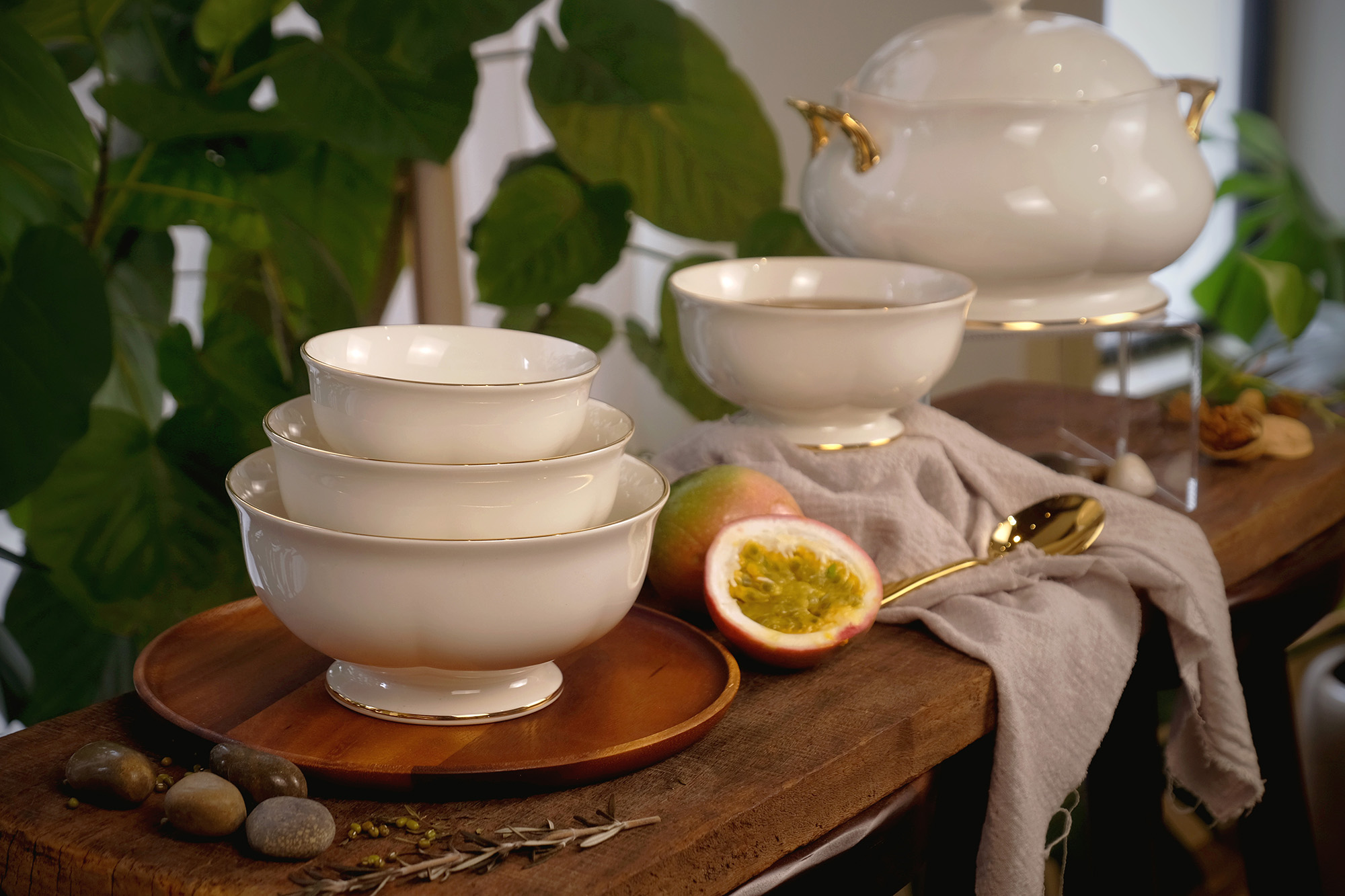 Bella Gold Cereal Bowl