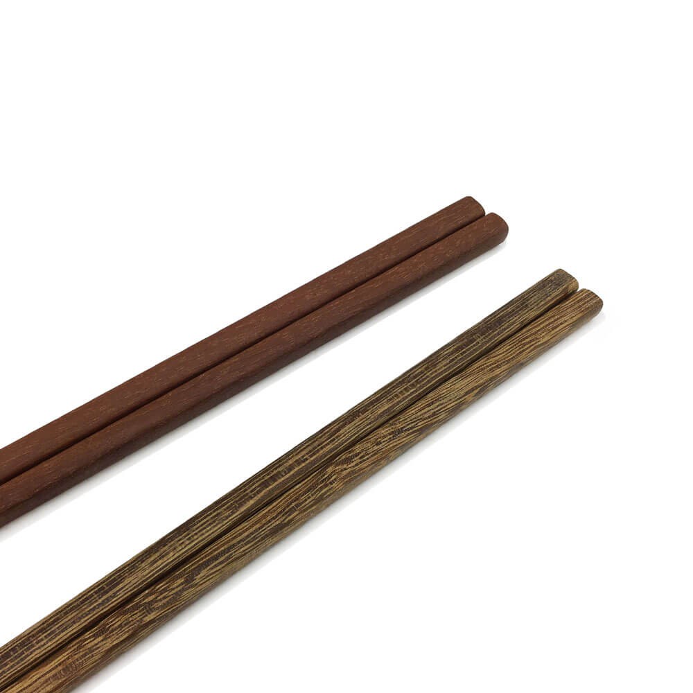 Wooden Long Chopstick Set - Wooden (2 Pairs)