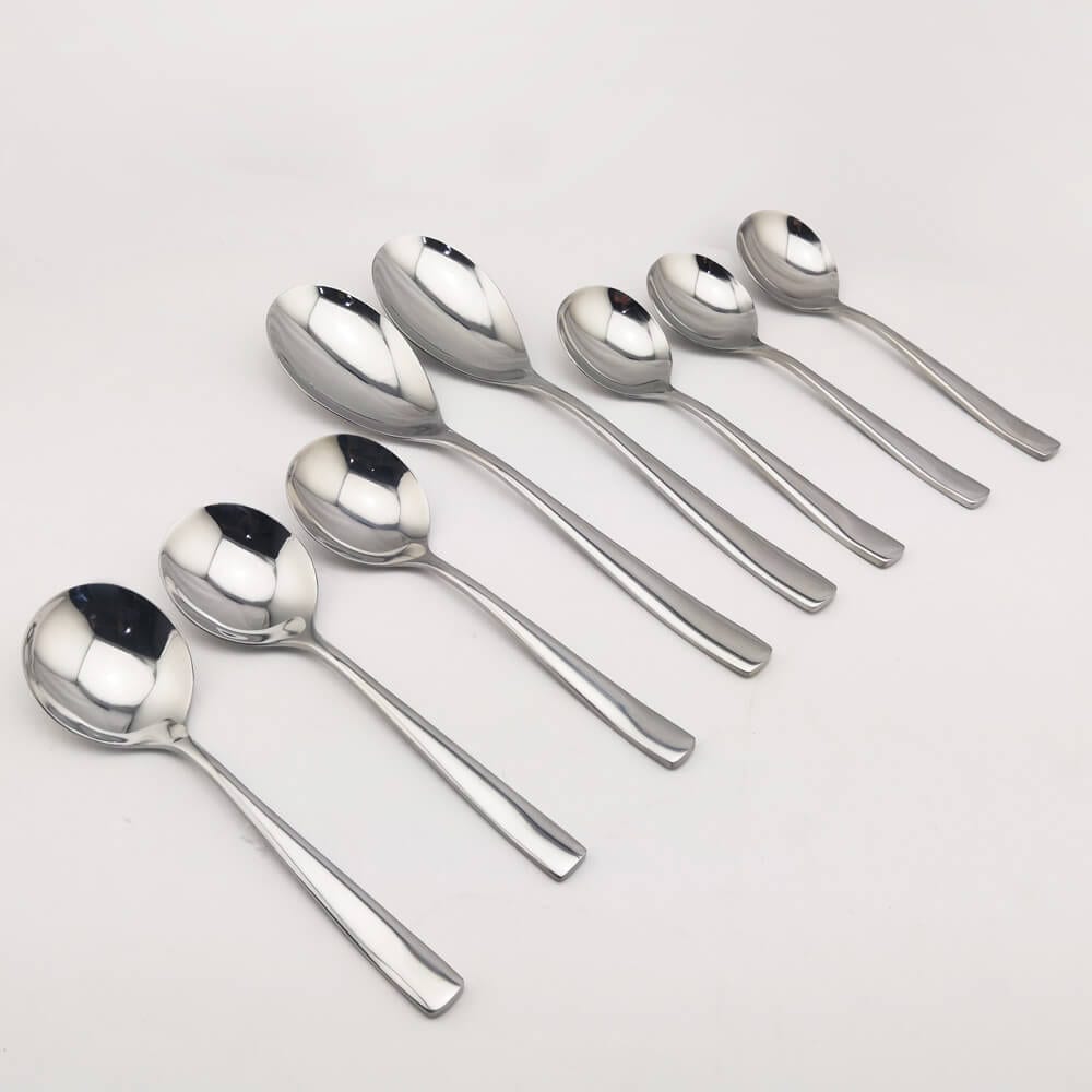 Curve Cutlery Set 30pcs (FREE Serving Salad Spoon & Salad Fork)