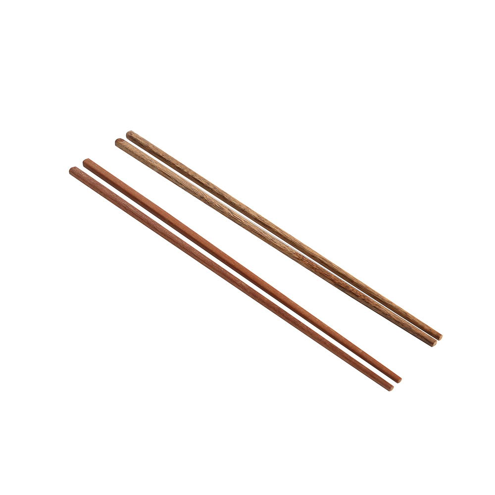 Wooden Long Chopstick Set - Wooden (2 Pairs)