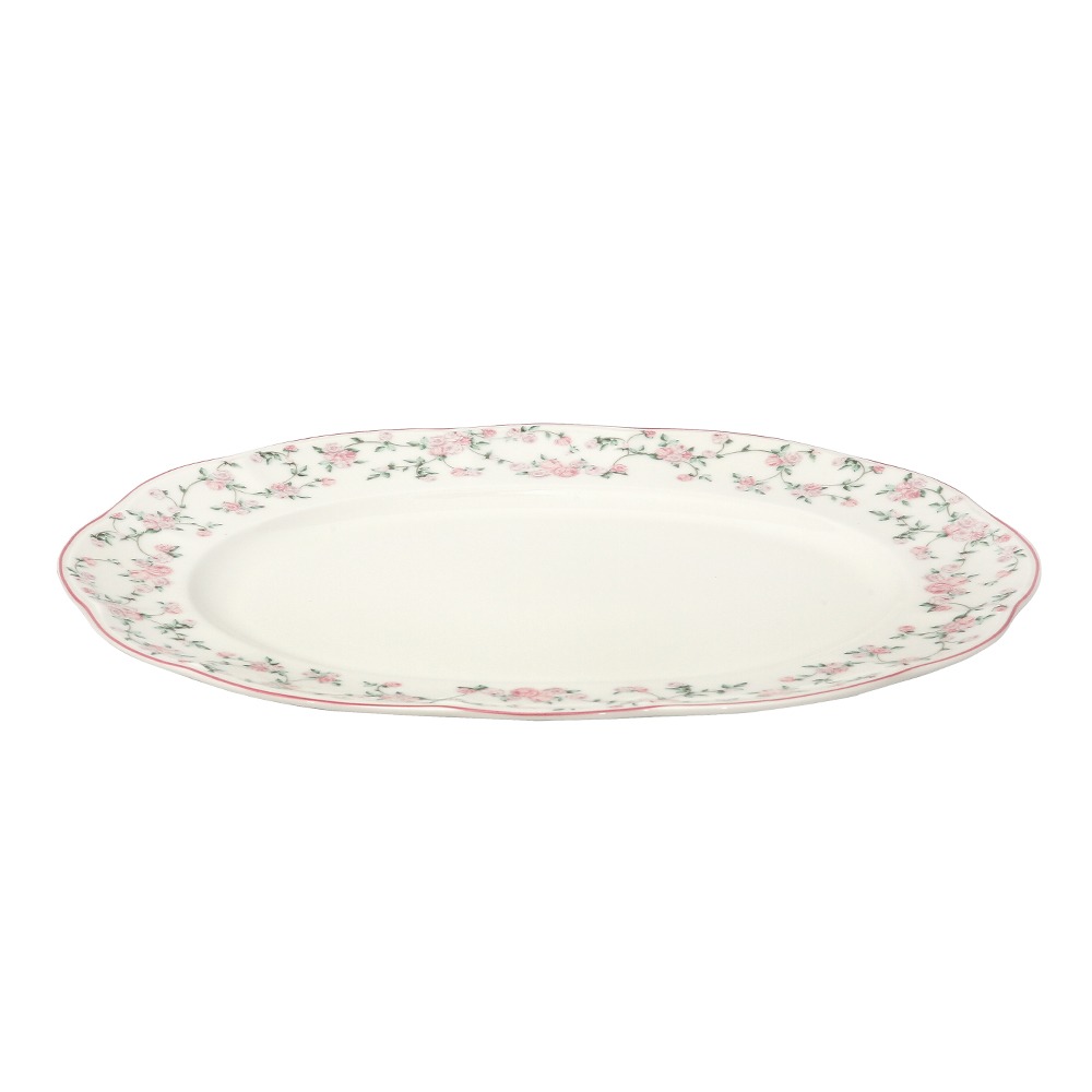 La Vie En Rose Oval Platter