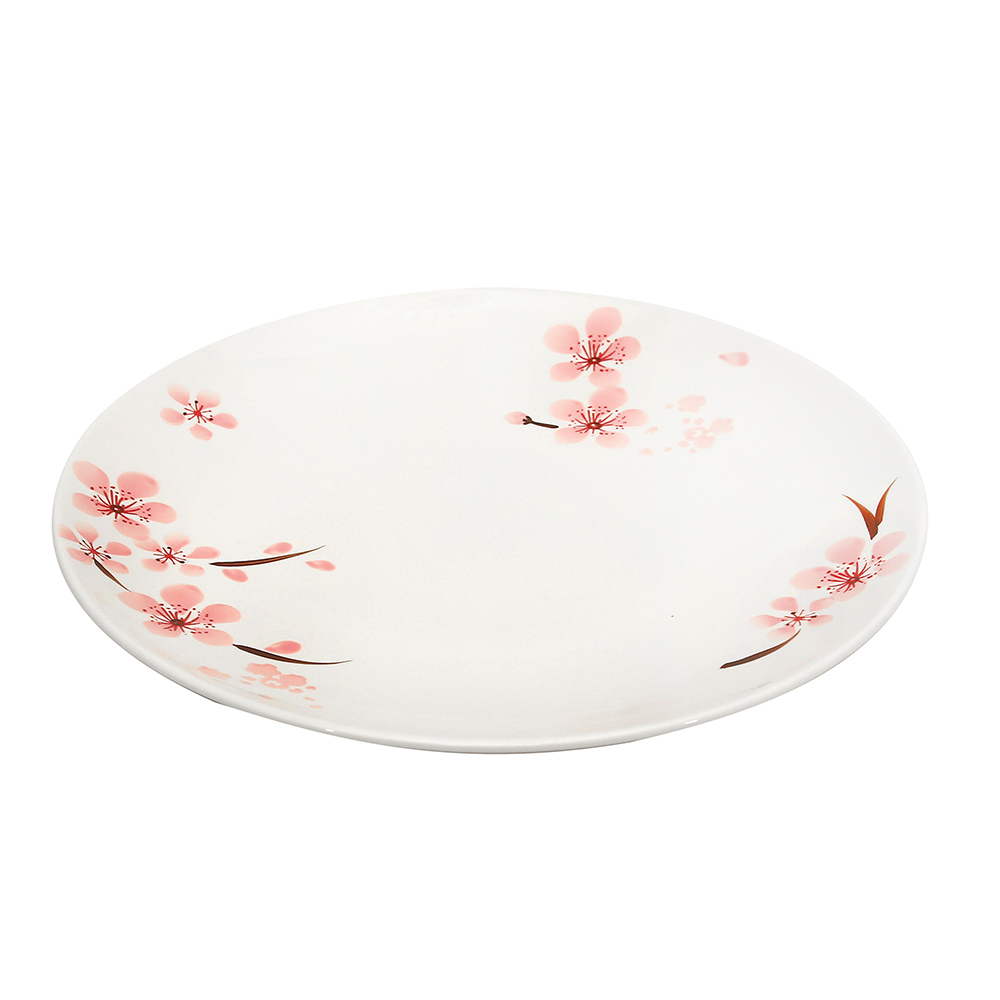 Hand Painted Coupe Dinner Plate 11" - Sakura