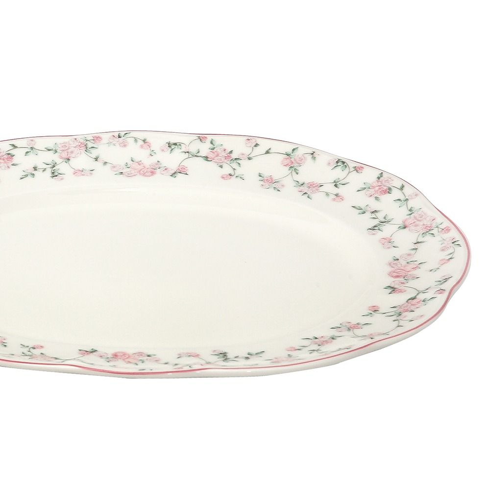 La Vie En Rose Oval Platter