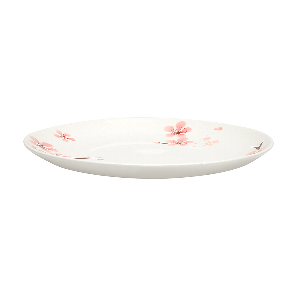 Hand Painted Coupe Dinner Plate 11" - Sakura