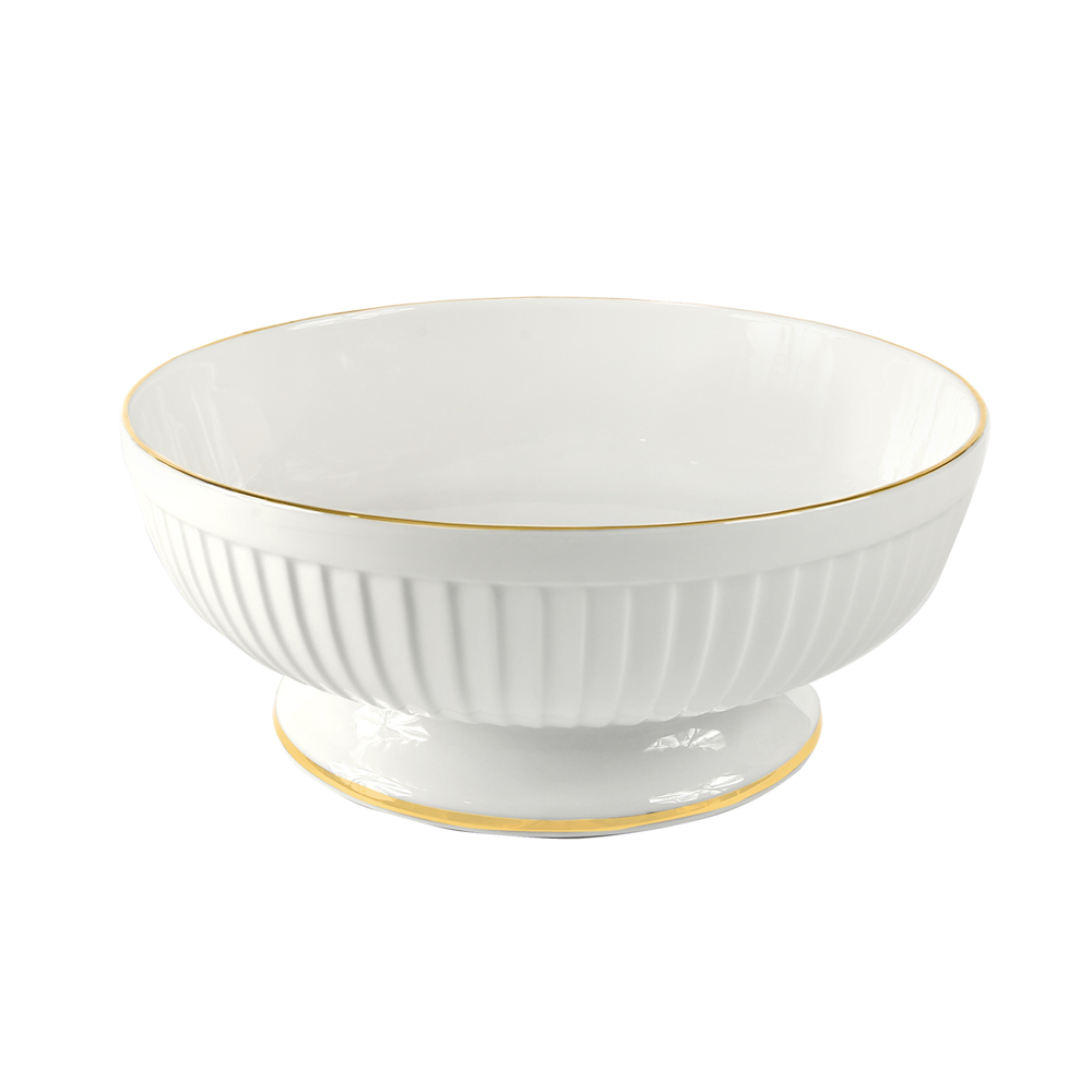 Drape Gold Salad Bowl