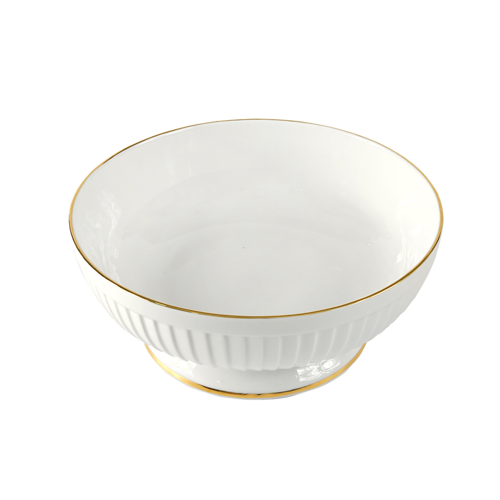 Drape Gold Salad Bowl