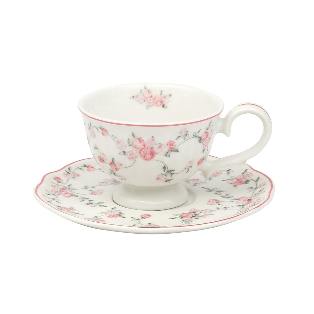 La Vie En Rose Cup & Saucer