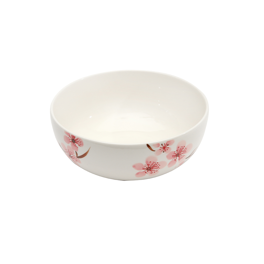 Sakura Hand Painted Soup Bowl 6"