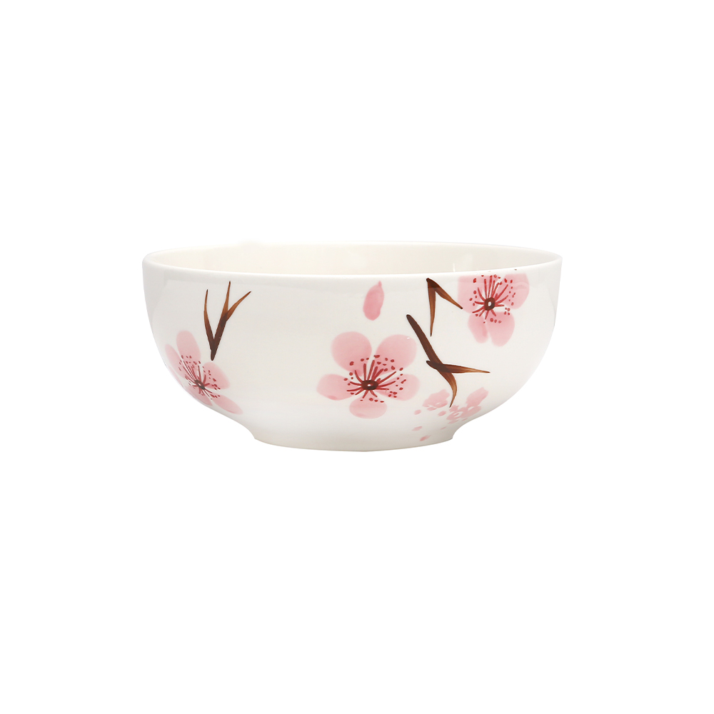 Sakura Hand Painted Soup Bowl 6"