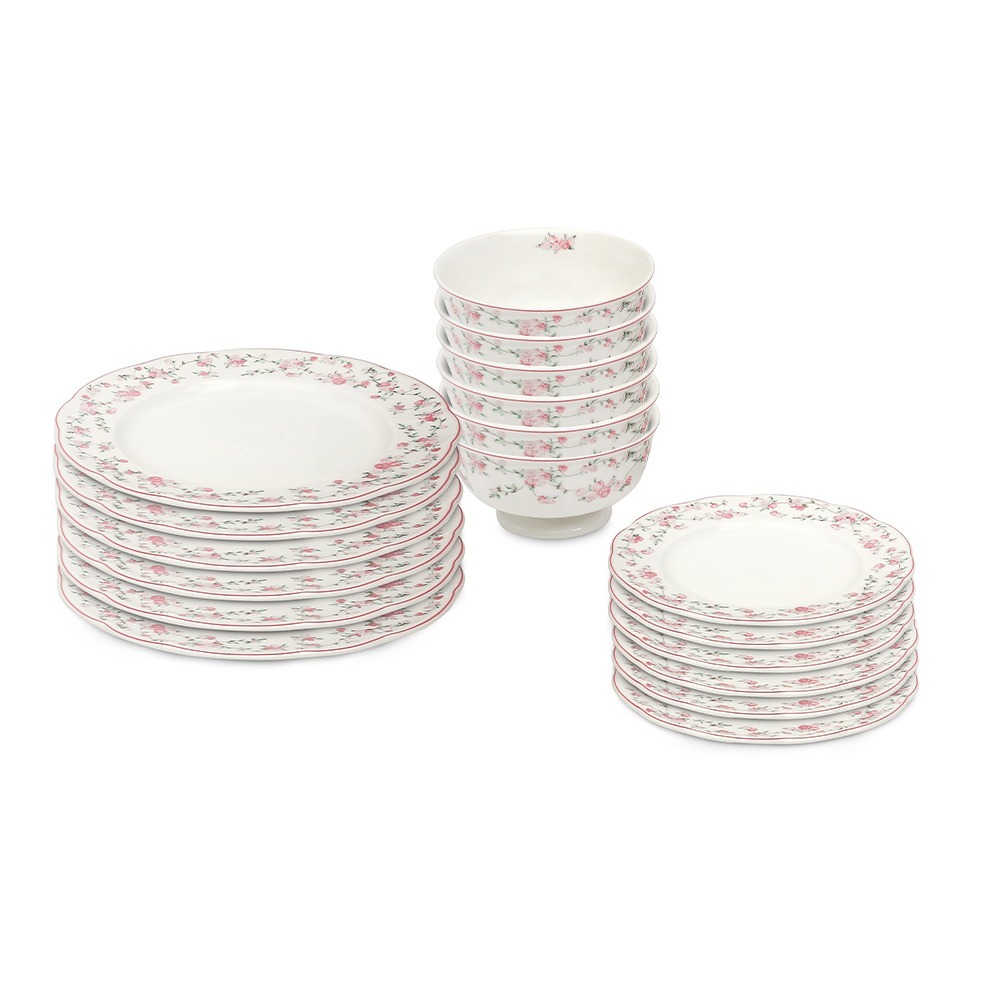 La Vie En Rose Dinnerware Set 12 Pcs