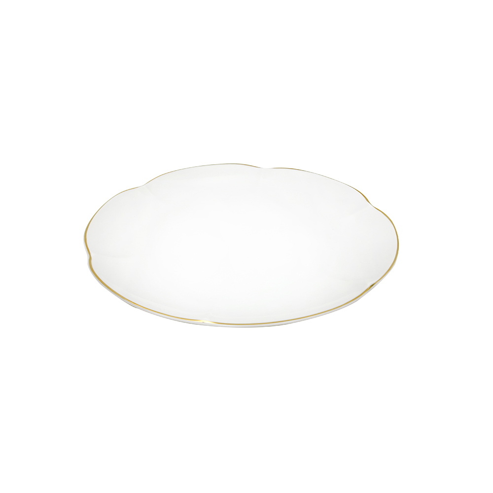 Bella Gold Coupe Round Platter