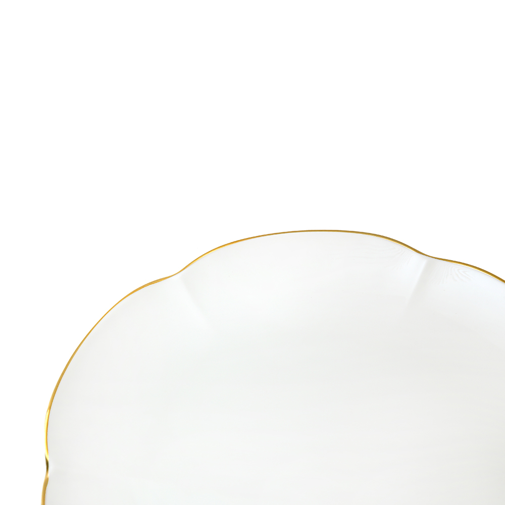 Bella Gold Coupe Round Platter