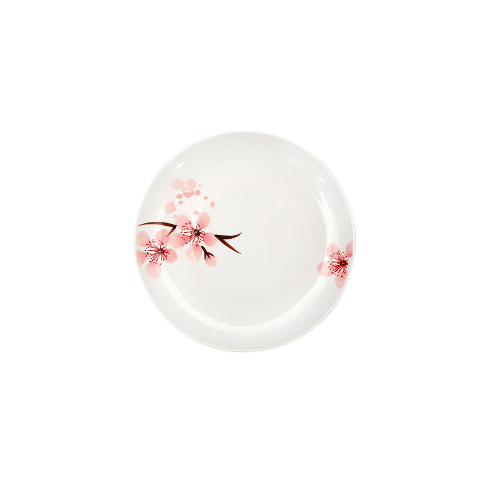 Sakura Hand Painted Coupe B/B Plate 6.5"