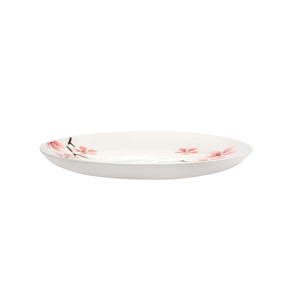 Sakura Hand Painted Coupe Side Plate 8"