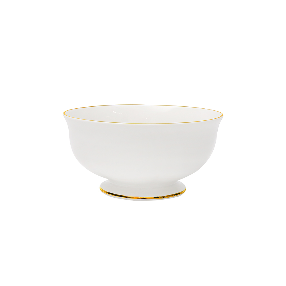 Bella Gold Salad Bowl