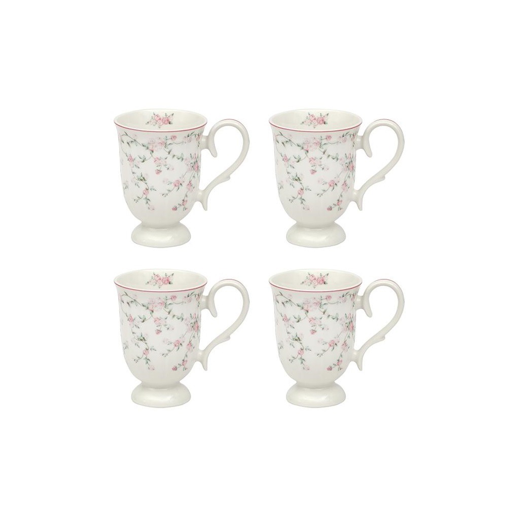 La Vie En Rose Mug Set 4pcs