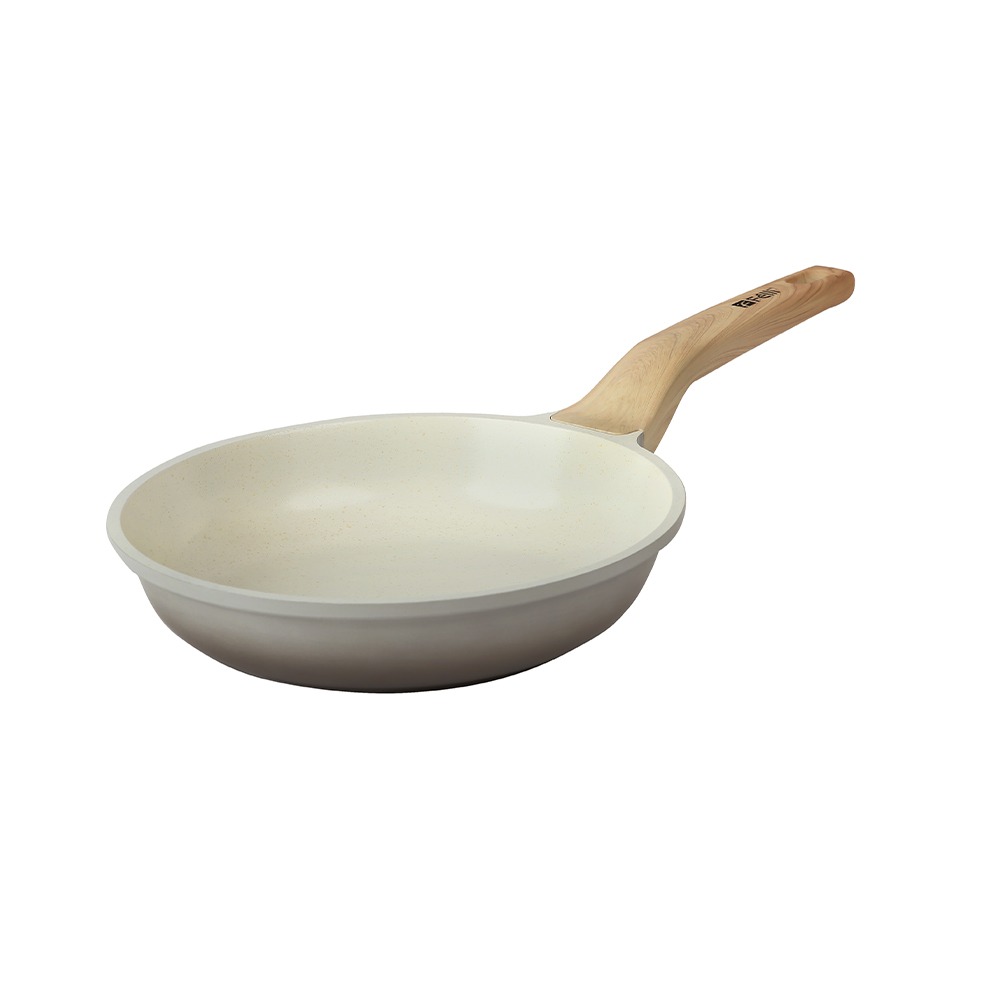 La' Chefz Ceramic Frypan 24cm - Larva Grey