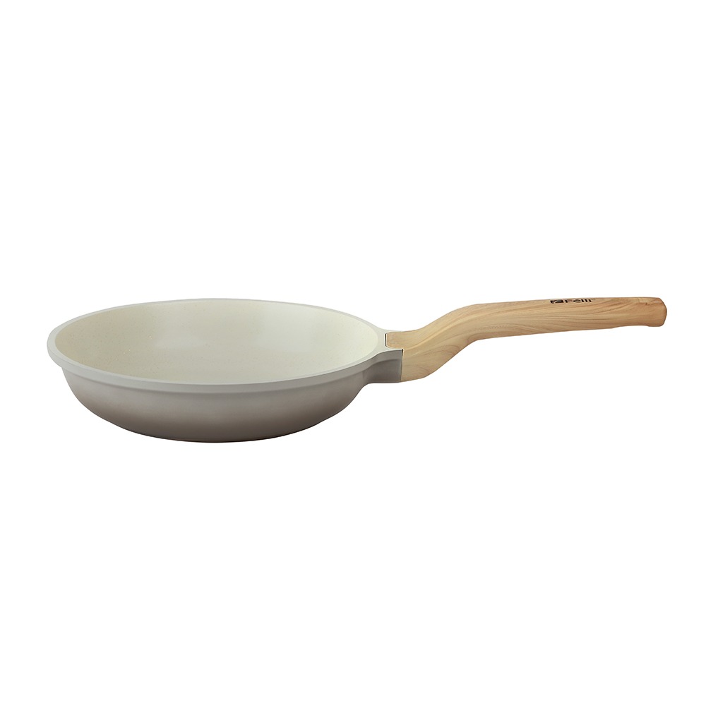 La' Chefz Ceramic Frypan 24cm - Larva Grey