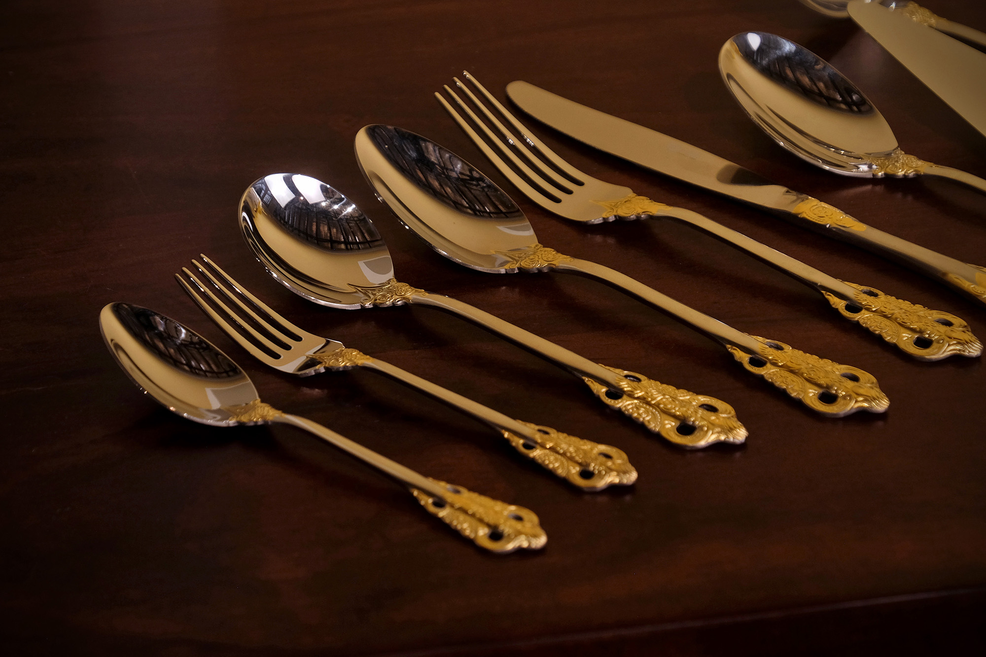 Majestica Gold Cake Fork