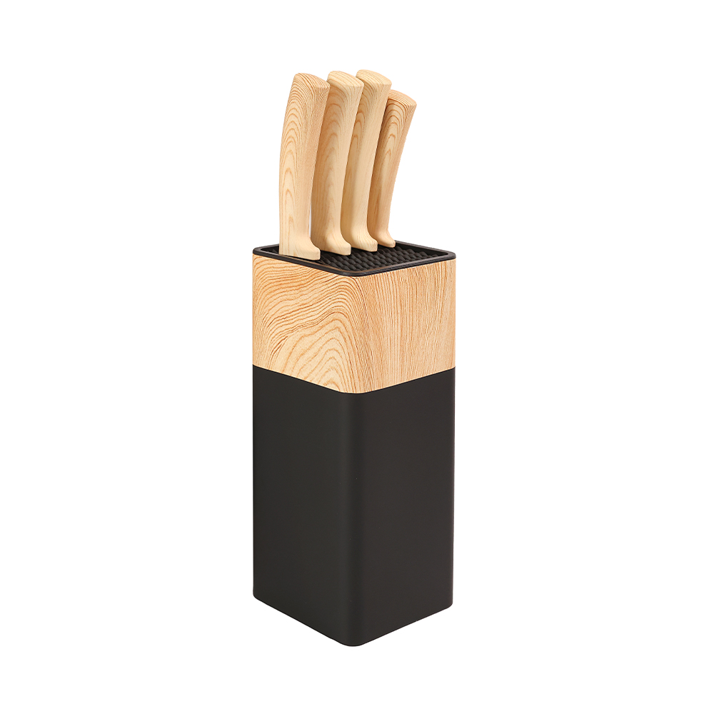 Fabian Kuro & Ki Knife Block Set 5 Pcs - Light Brown