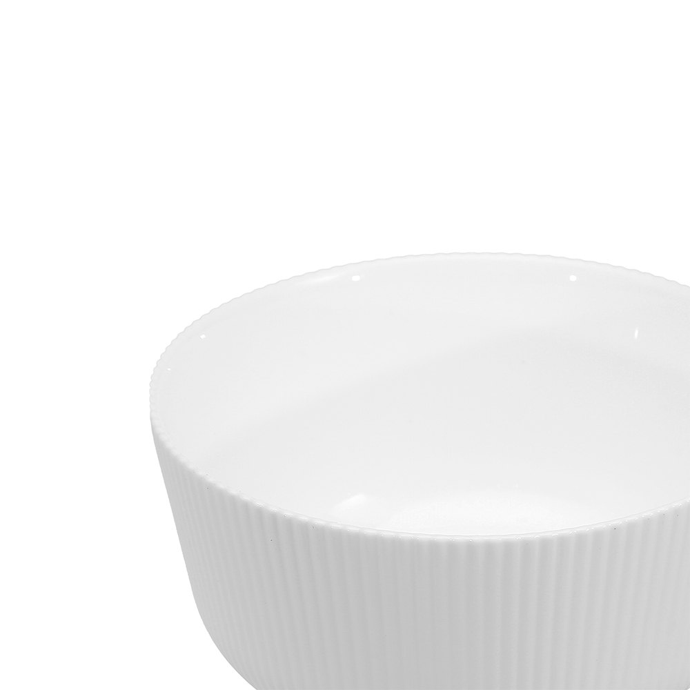 Dinexe Opal Glass White Soup Bowl 6" - Linea