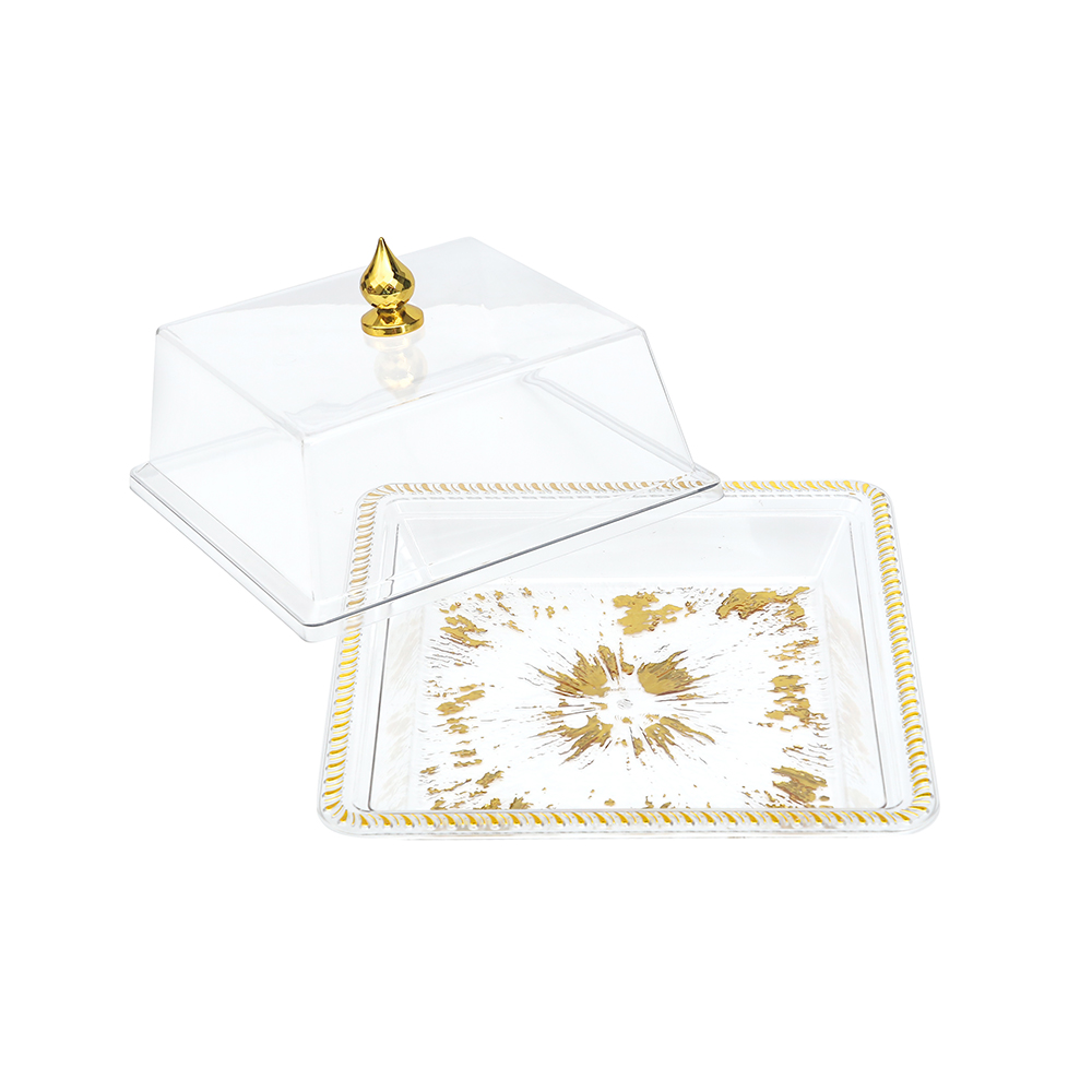 Fabian PET Serving Tray With Lid Square 30cm