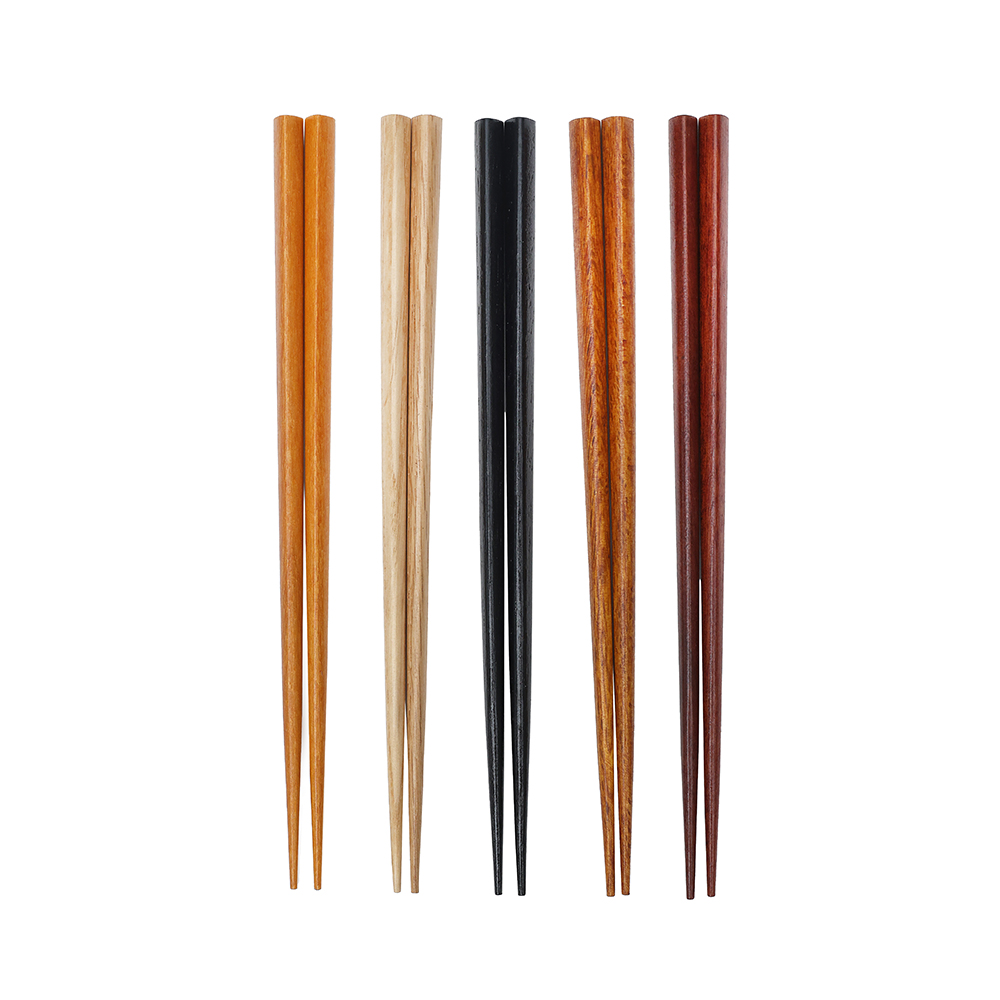 Harmonika Wooden Chopstick Set 5 Pairs - Assorted Colour