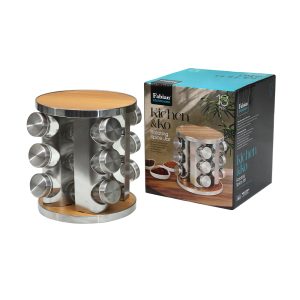Fabian Kichen & Ko Rotating Spice Jar Set 13pcs