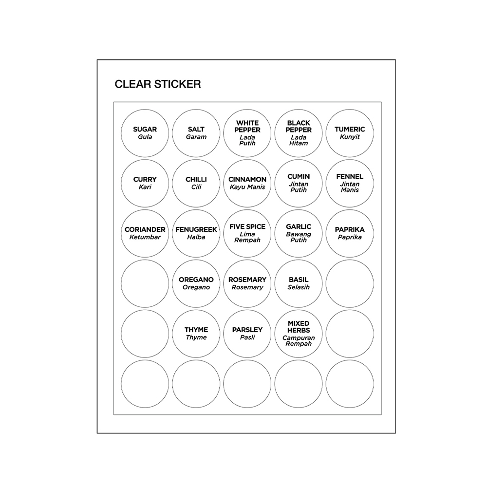 Fabian Kichen & Ko Rotating Spice Jar Set 13pcs